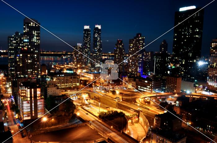 Night in New York City by Elspeth Ong | Visual | Tenlegs